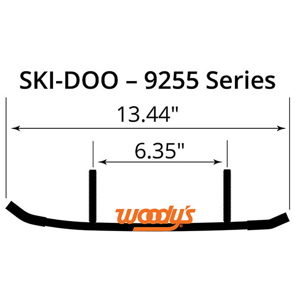 WOODY'S ACE CARBIDE RUNNER 8" SKI-DOO AS8-9255