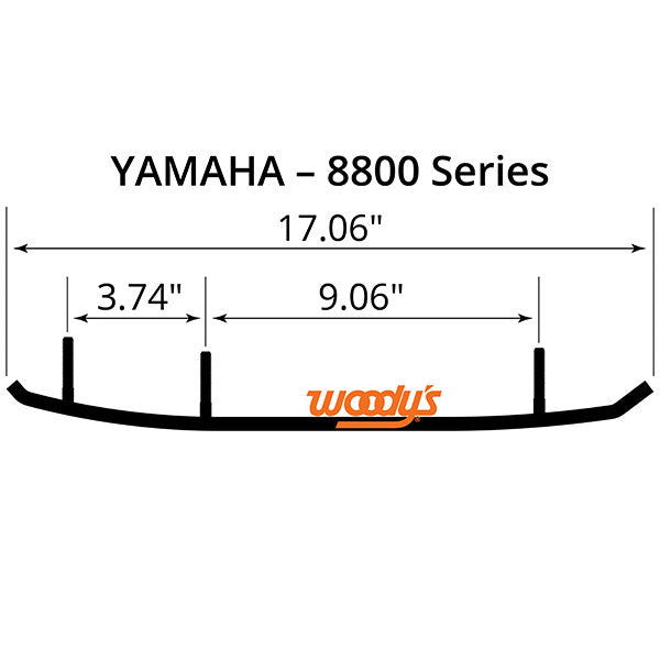 WOODY'S ACE CARBIDE RUNNER 6" YAMAHA AY6-8800