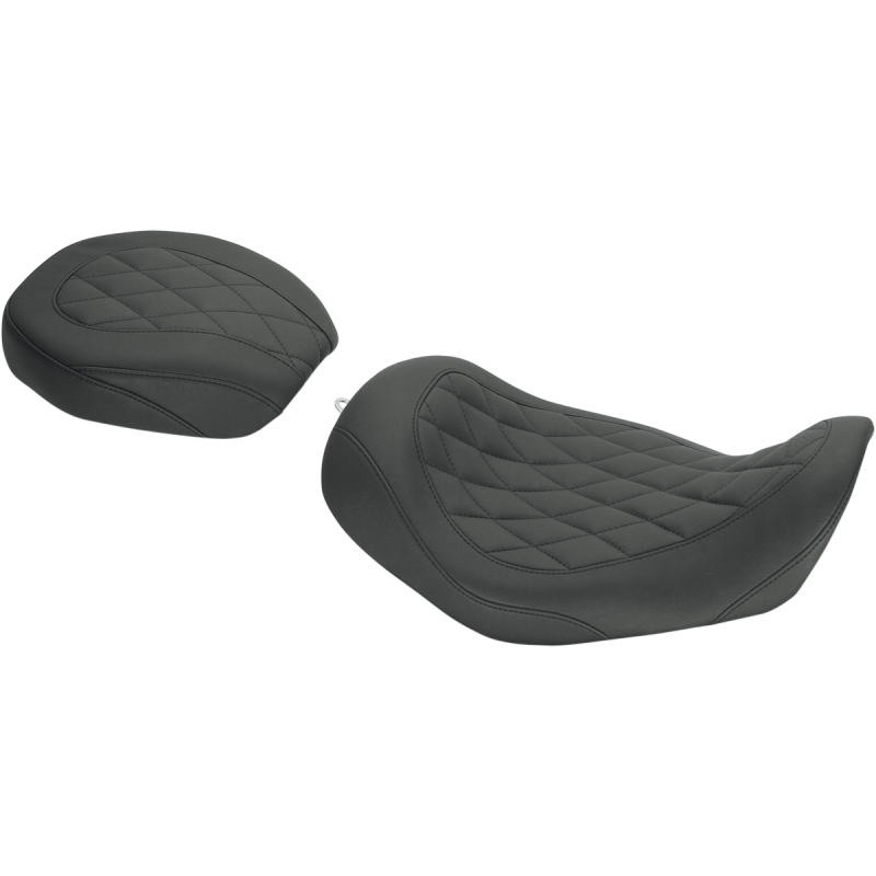 MUSTANG SEAT SOLO WIDE TRIP DIAMOND BLACK DYNA 06-17 76704
