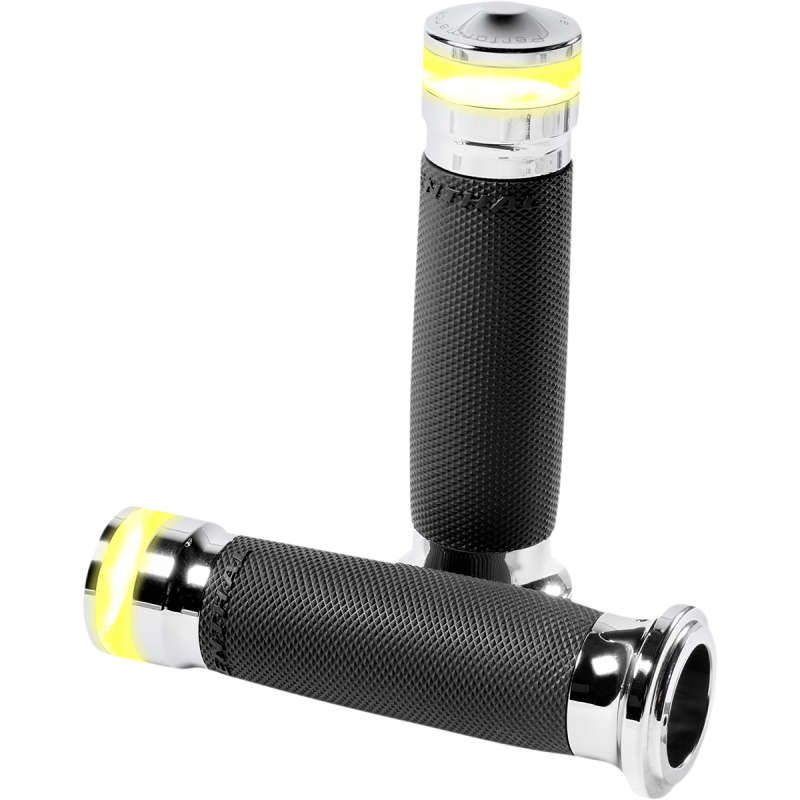PERFORMANCE MACHINE GRIP CONTOUR LED TBW CHR 0063-2100M-CH