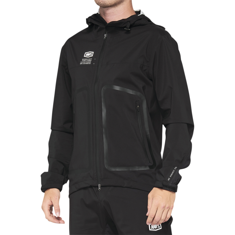 100% HYDROMATIC JACKET BLACK MD 40039-00001
