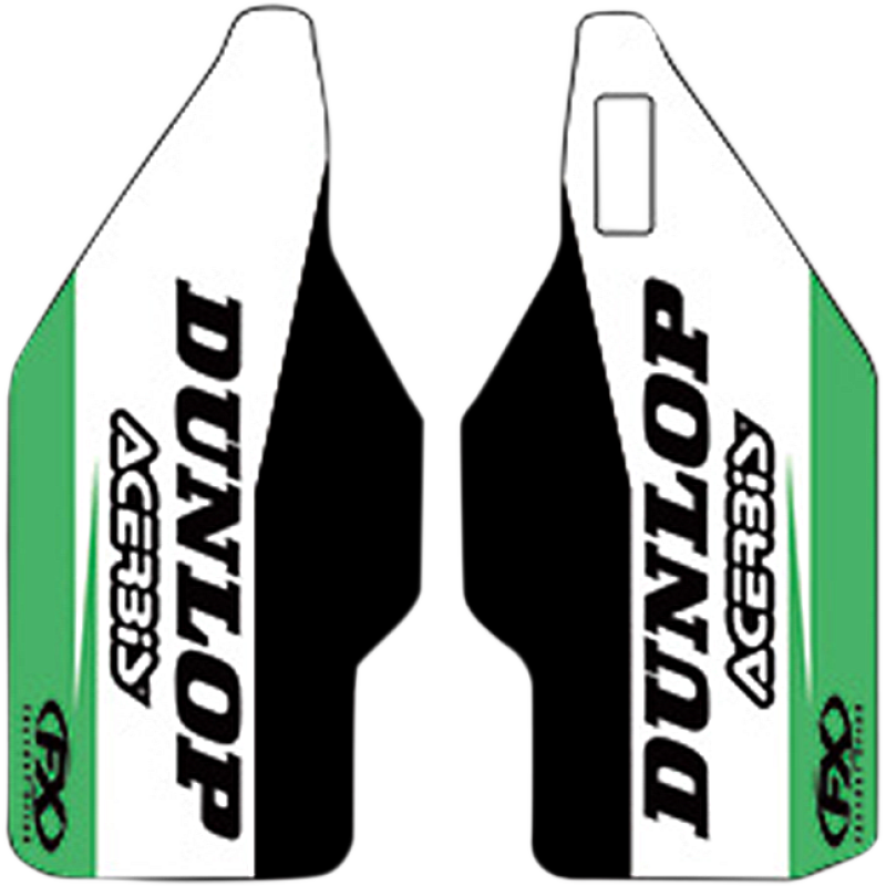 FACTORY EFFEX 09-16 KX250F/450F SPONSOR LWR FORK DECAL (16) 19-40166