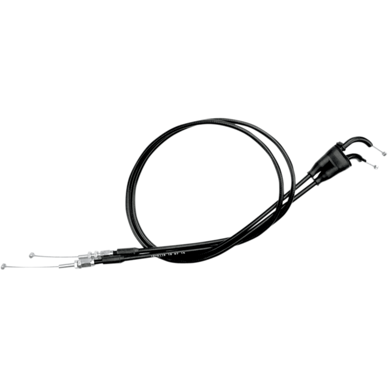 MOTION PRO THROTTLE CABLE P/PULL BLK VINYL SET 10-0116
