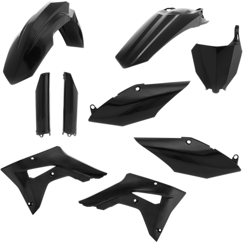 ACERBIS PLASTIC KIT- FULL CRF450RX:17-17 BLACK 2645470001