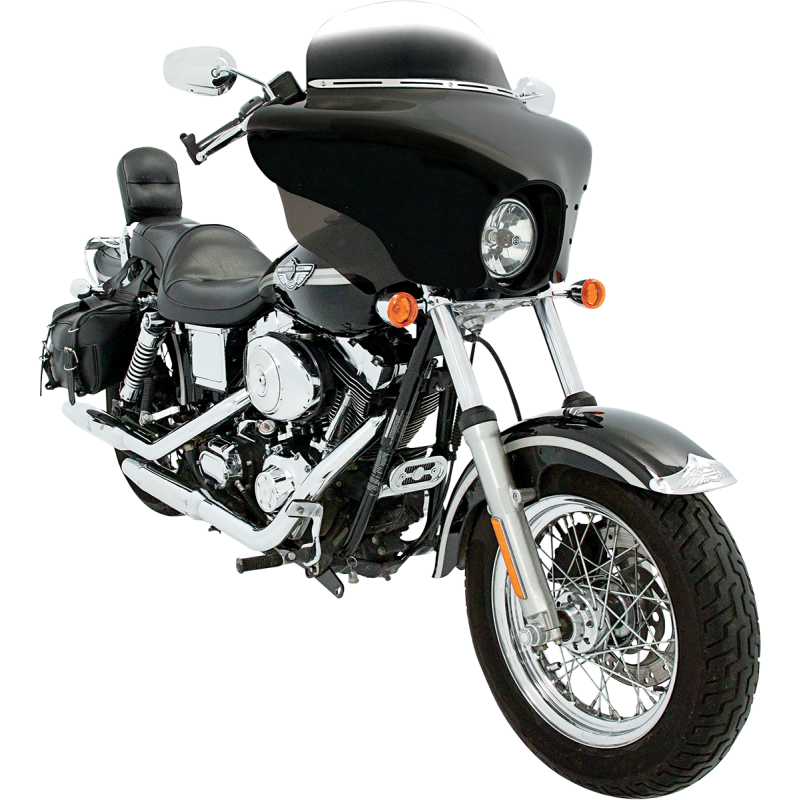MEMPHIS SHADES HD BATWING FAIRING WIND DEFLECTORS BLACK (PR) MEM7021