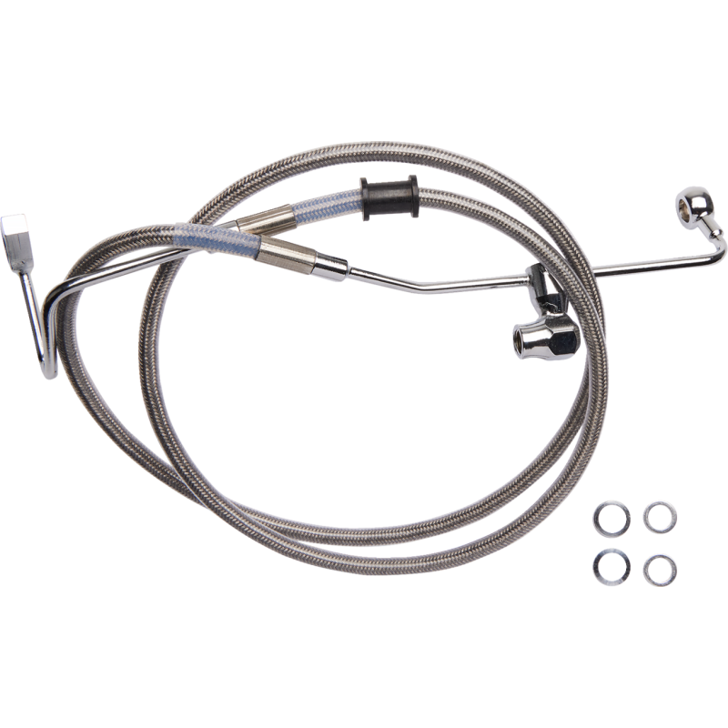 DRAG SPECIALTIES BRAKE LINE RR ABS SS 6142100