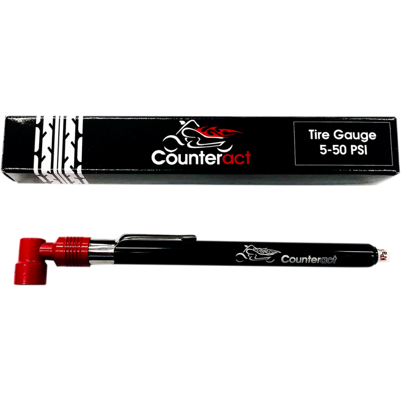 COUNTERACT TIRE PRESSURE GAUGE 5-50 PSI 900 (CASE = 10) TOOL CBB-MKPG