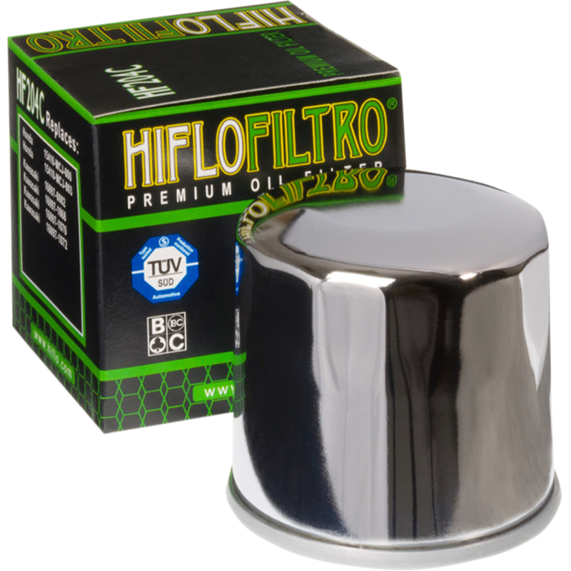 HIFLOFILTRO FILTER OIL HF204 CHROME HF204C