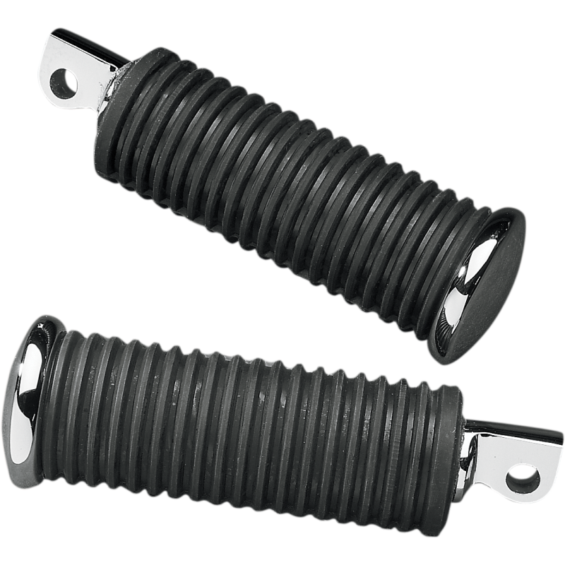 DRAG SPECIALTIES RUBBER PASSENGER FOOTPEGS STD LENGTH PR DS-253408