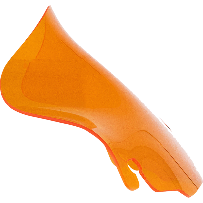 KLOCK WERKS WINDSHIELD FLARE FLH 6.5" ORANGE KWW-01-0695