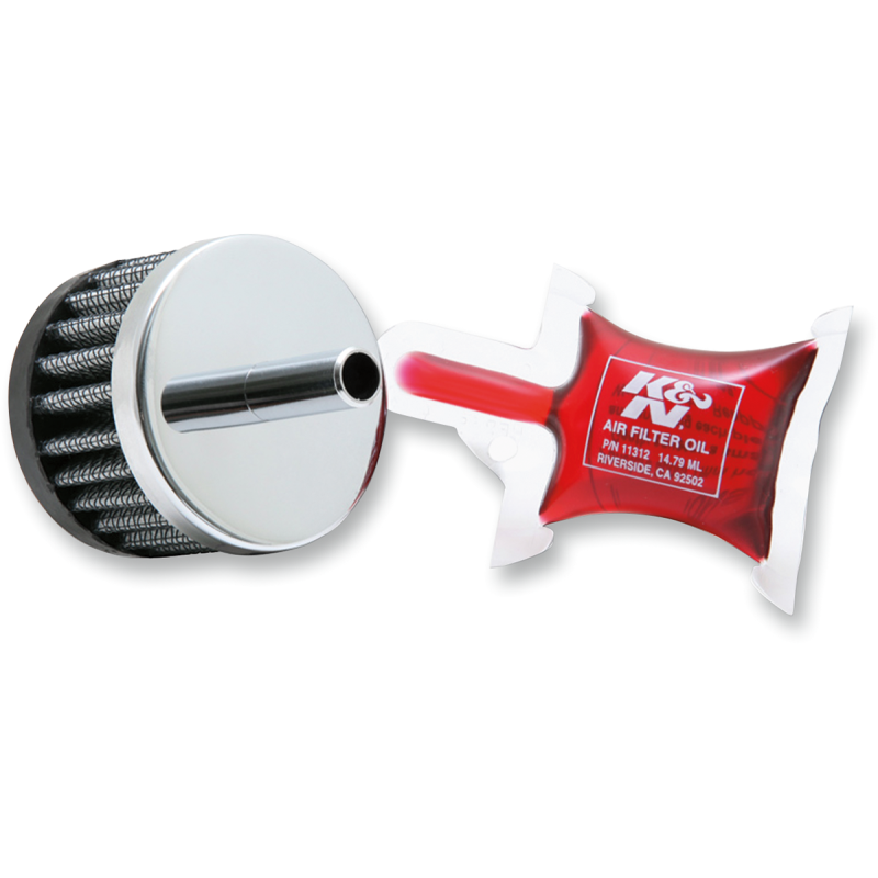 K & N C/C VENT FILTER W 3/8"NIPP NO STUD K&N 62-1000
