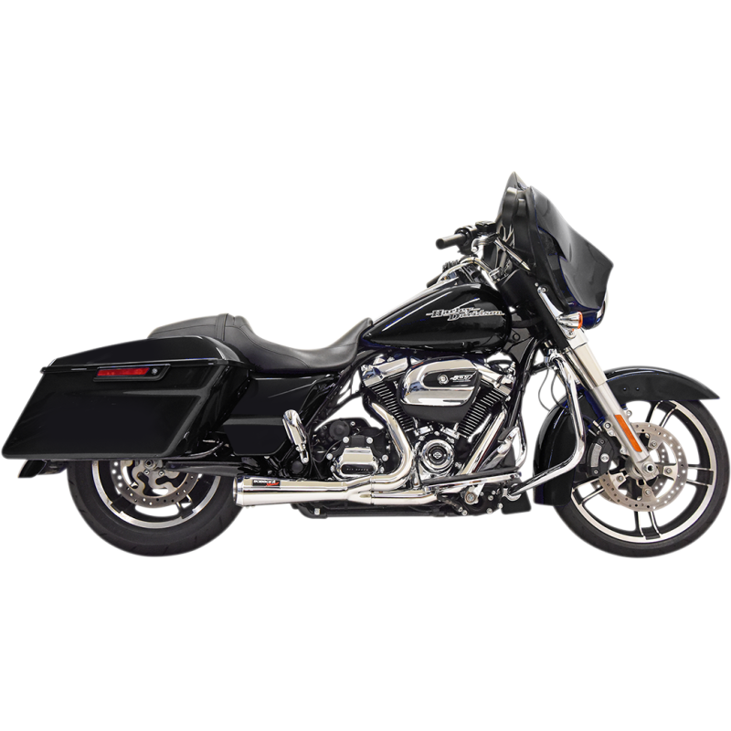 BASSANI XHAUST 17-UP FL EXHAUST 2:1 SHORT MEGA CHR 1F42R