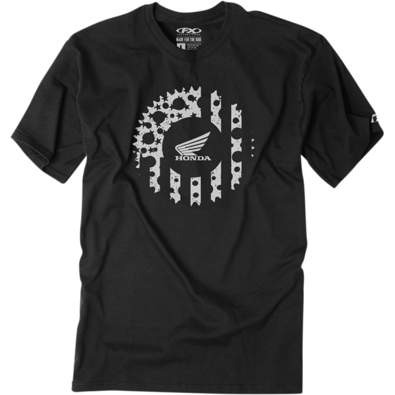 FACTORY EFFEX APPAREL TEE HONDA SPROCKET BLK MD 24-87302