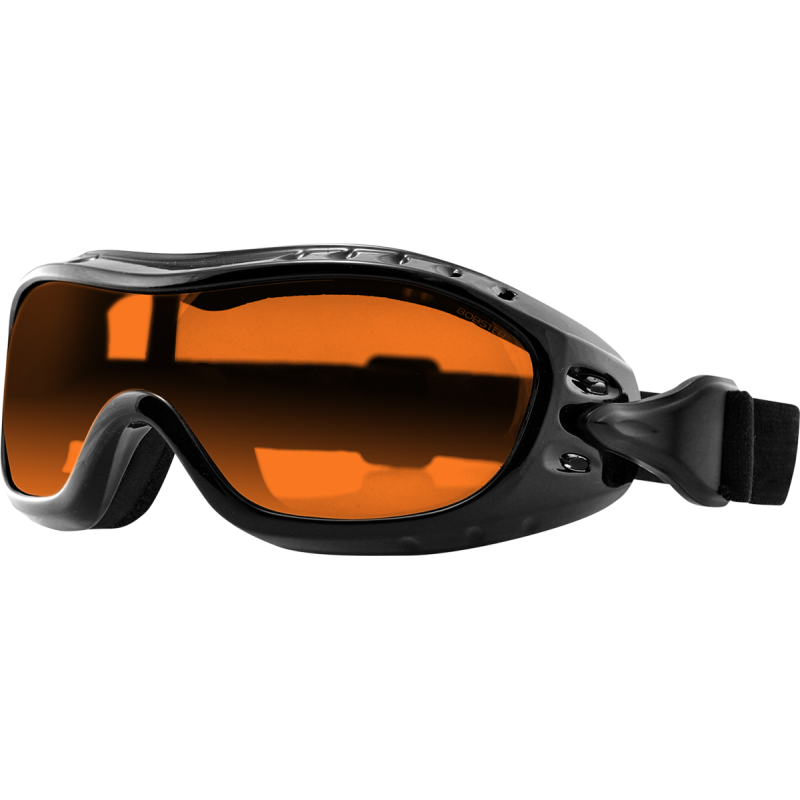 BOBSTER BOBSTER NIGHT HAWK GLOSS BLACK FRAME AMBER LENS BHAWK01A