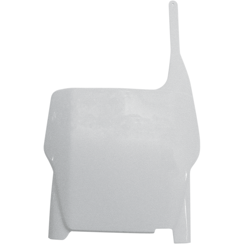 UFO CR/CRF125-450R 04-13 FRONT # PLATE WHITE HO03633-041