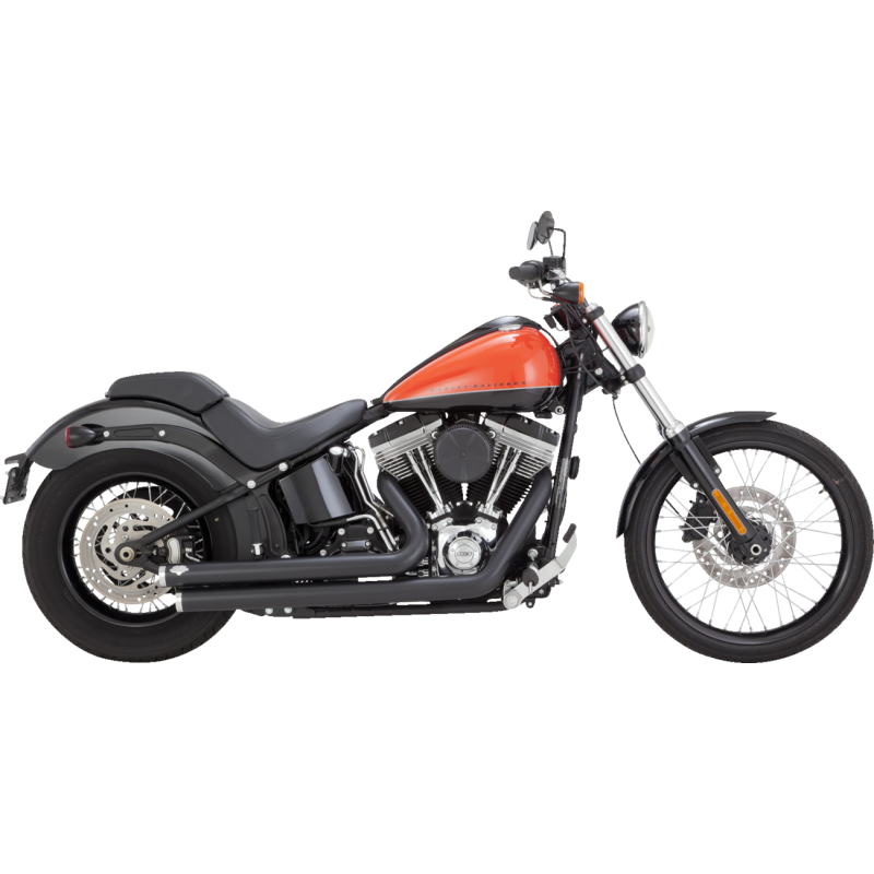 VANCE & HINES 86-09 SOFTAIL BIG SHOT ST BLK 47959