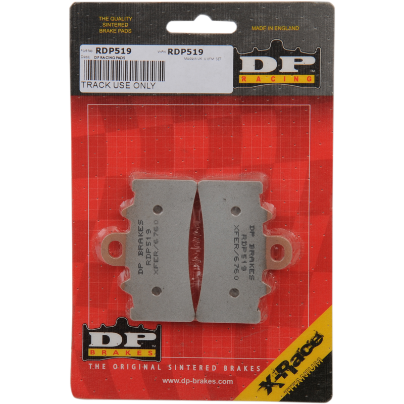 DP BRAKES RDP519 RACE COMPOUND BRAKE PAD SET RDP519