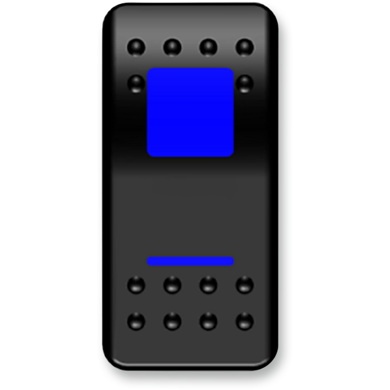 MOOSE UTILITY DIVISION MOOSE BRANDED SWITCH ROCKER ON/OFF BLUE GNB-PWR