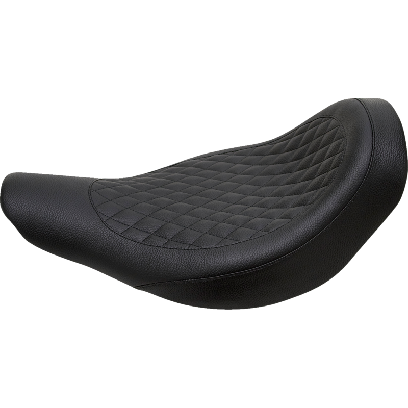 KODLIN SOLO SEAT FOR M8 FATBOY W/KODLIN RR FENDER & STOCK TANK BLK K59661-L