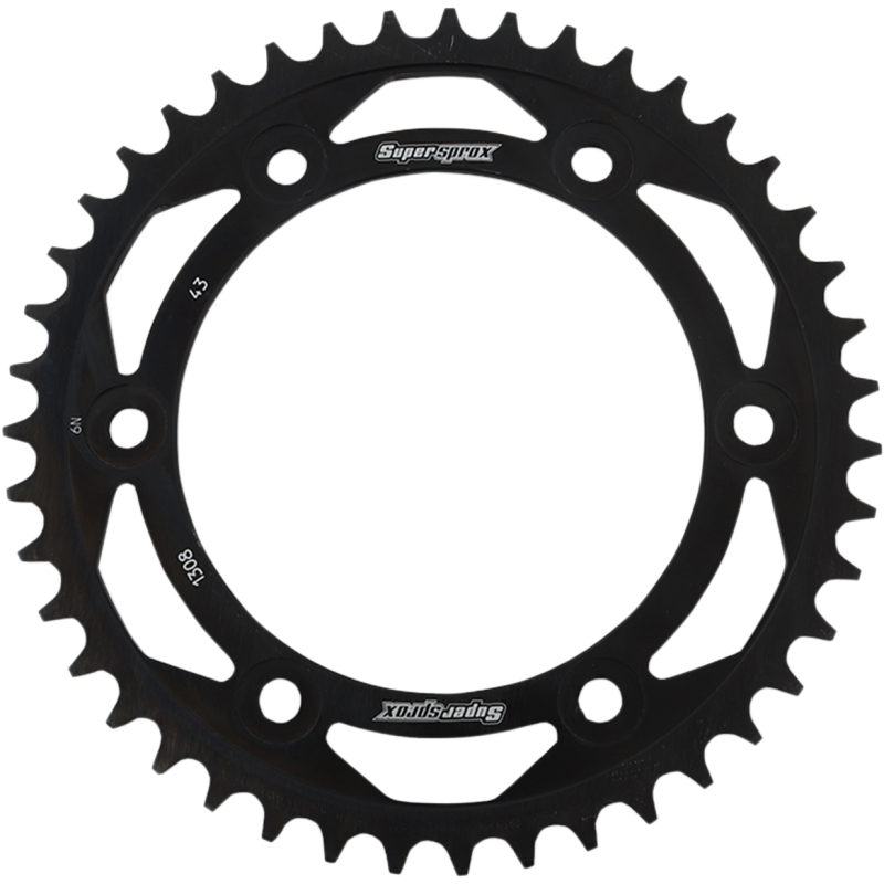 SUPERSPROX SPROCKET REAR STEEL 43T RFE-1308-43-BLK