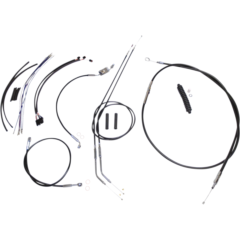 MAGNUM CONTROL CABLE KIT - XR - BLACK/CHROME 489672