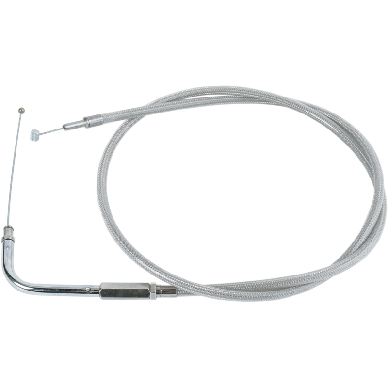 DRAG SPECIALTIES S/STEEL FL THROTTLE CABLE 5331100B