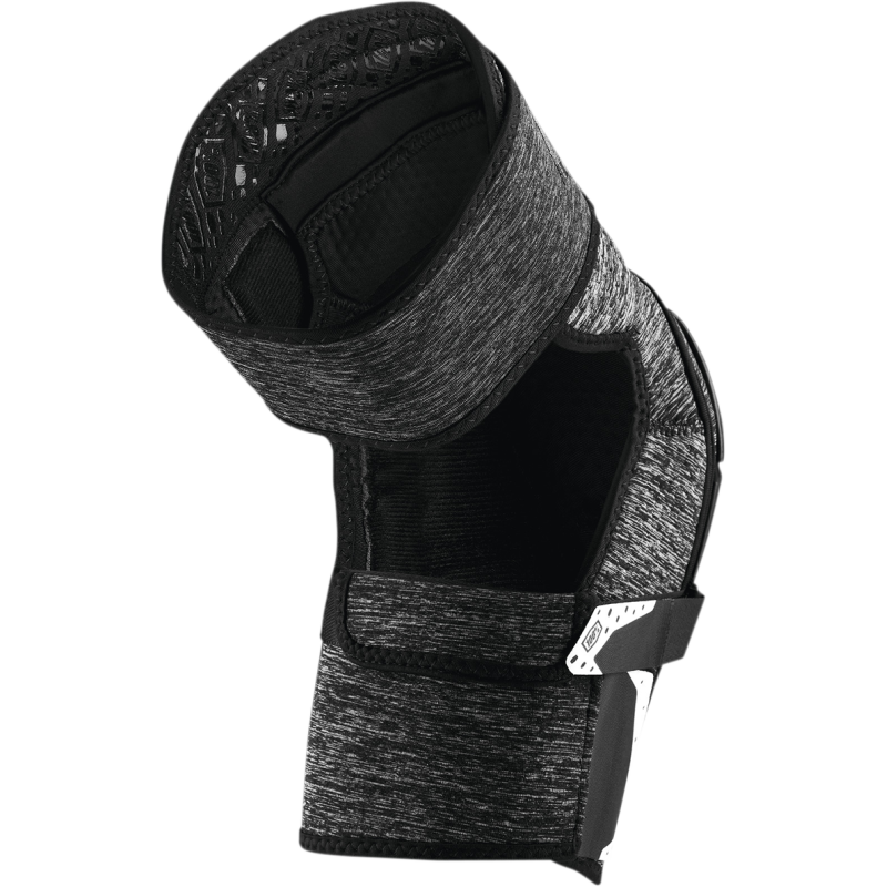 100% FORTIS KNEE GUARDS GREY HEATHER/BLACK SM/MD 70007-00003