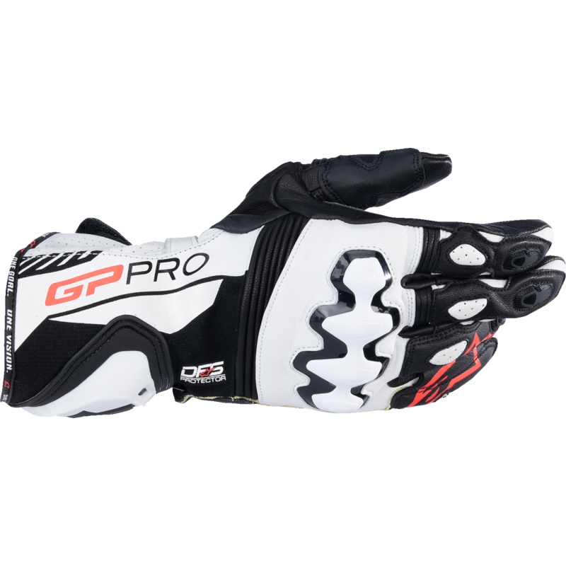 ALPINESTARS (ROAD) GP PRO R4 GLOVE BLK/WHT 2X 3556724-12-2X