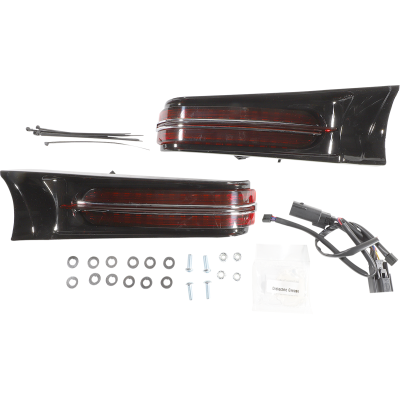 CIRO LLC FILLER PANEL ACCENT LIGHTS - RED - BLACK 40049
