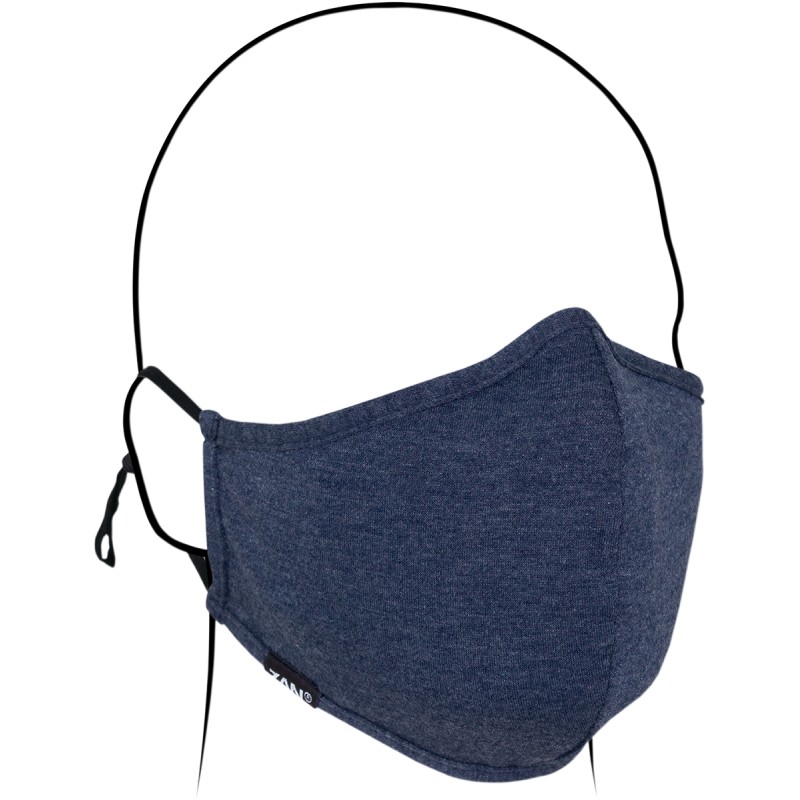 ZAN HEADGEAR ADJUSTABLE FACE MASK WITH PM2.5 FILTER NAVY FMA284