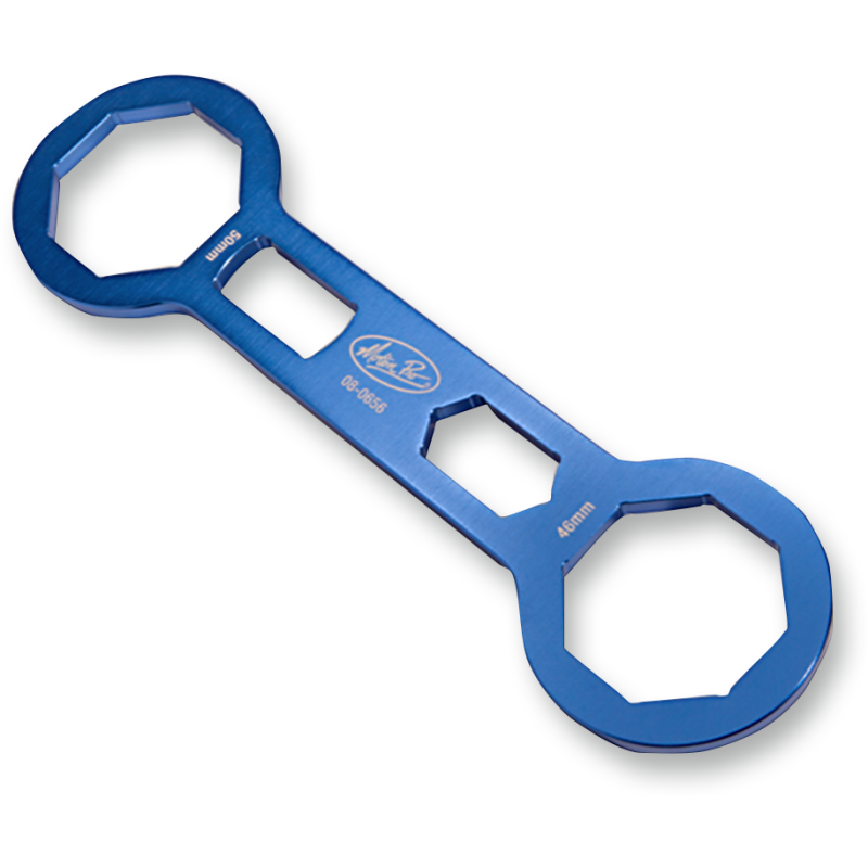 MOTION PRO FORK CAP WRENCH 46MM - 50MM BLUE TOOL 08-0656