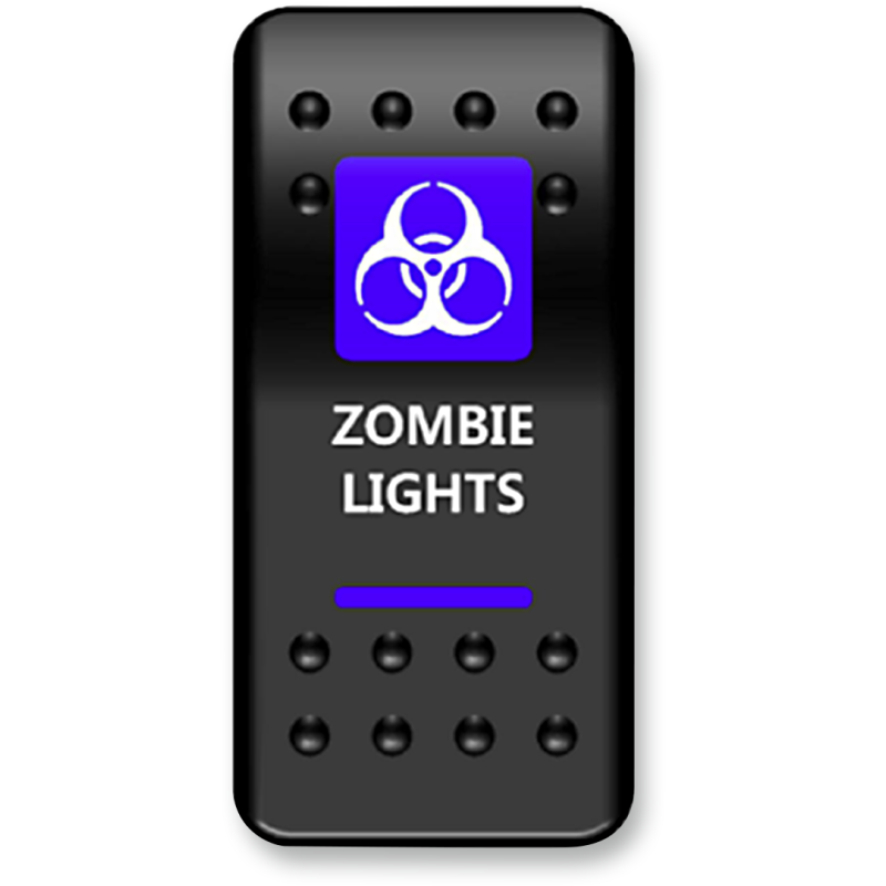 MOOSE UTILITY DIVISION MOOSE BRANDED ZOMBIE SWITCH WITH BLUE LED ZMB-PWR