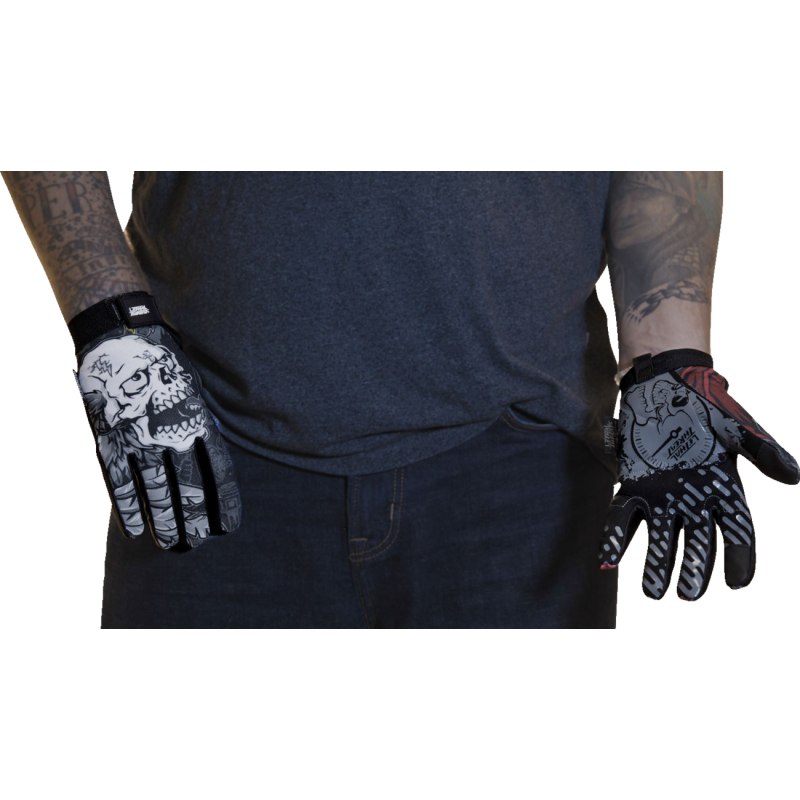 LETHAL THREAT GLOVE GOOD N EVIL BK SM GL15021S