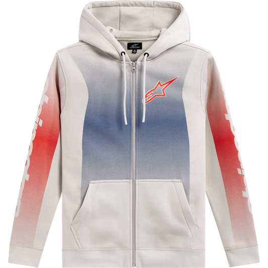 ALPINESTARS (CASUALS) HOODIE ARISING WHT/BLUE/RD M 1244531202751M