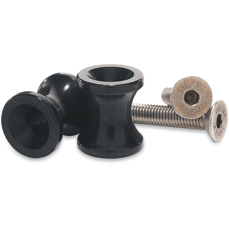 VORTEX SWINGARM SPOOLS BLACK 8MM SP209K