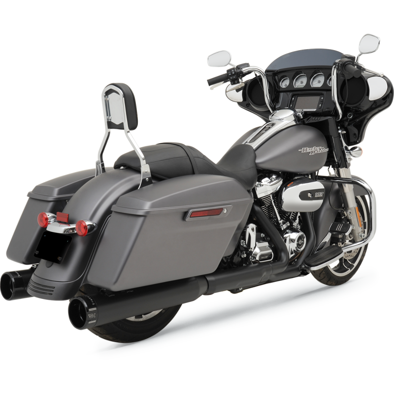 KHROME WERKS MUFFLERS 4.5"W/T 17-19 FLHT BLK 202825