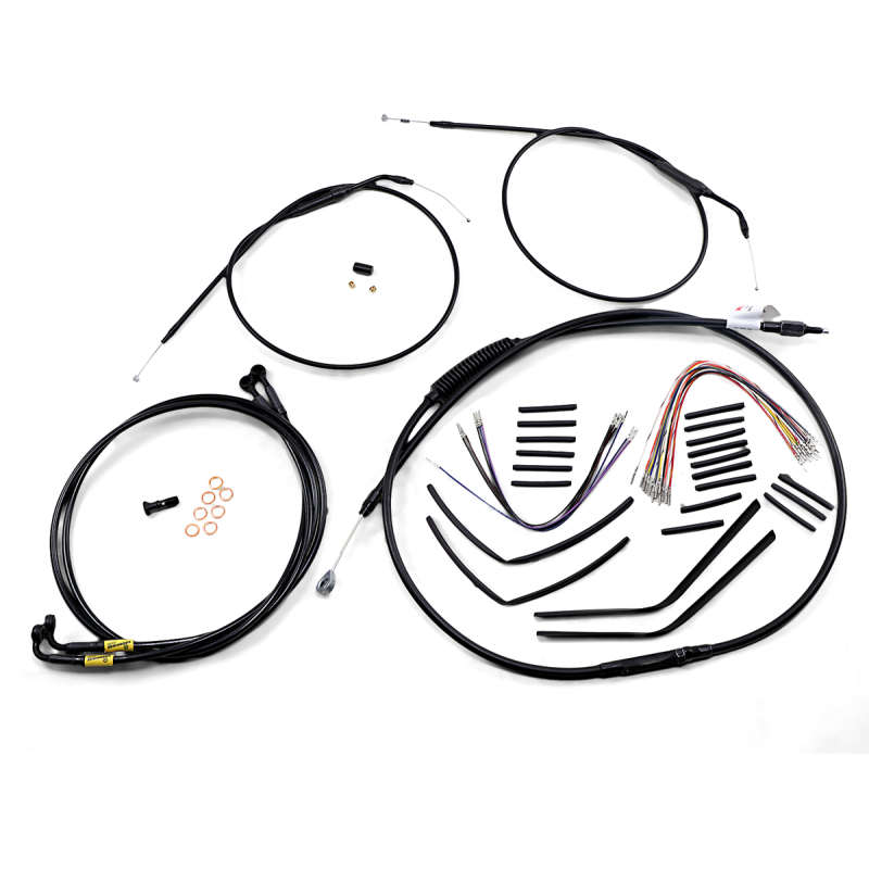 BURLY BRAND CONTROL KIT - 14" APE HANGER HANDLEBARS B30-1193
