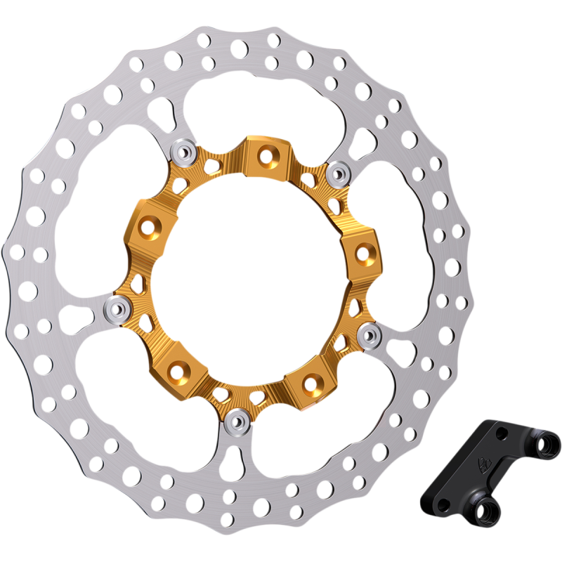ARLEN NESS ROTOR 14" FF LH GOLD 300-002