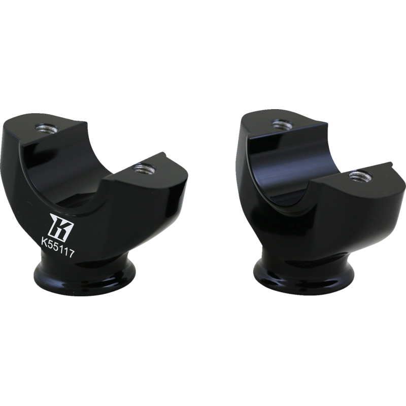 KODLIN LOWER RISERS FOR M8 FXBR BLACK K55117