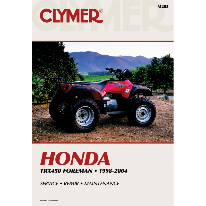 CLYMER 98-04 HONDA TRX450 FOREMAN MANUAL CM205