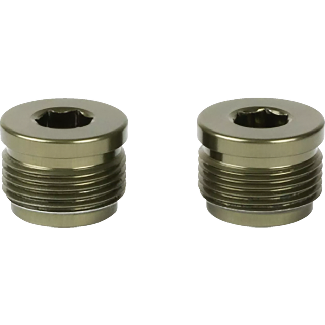 RENTHAL RENTHAL REVO END CAPS ANODISED (2) ALUGOLD PDS04-2 EBK/MTB PDS04-02