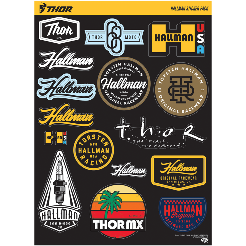THOR DECAL SHEET HALLMAN 4320-2182