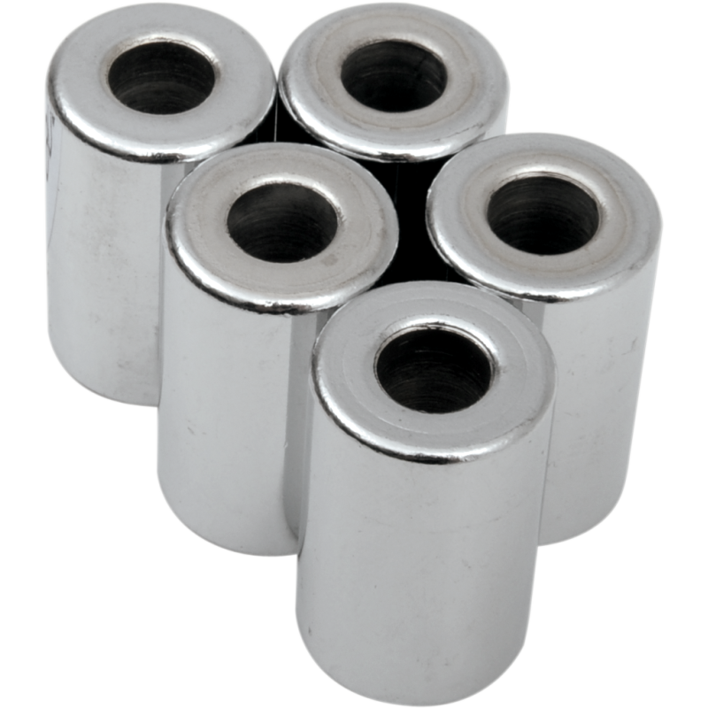 DRAG SPECIALTIES 1/4" X 1" SPACERS, POLY BAG (5) MPB506
