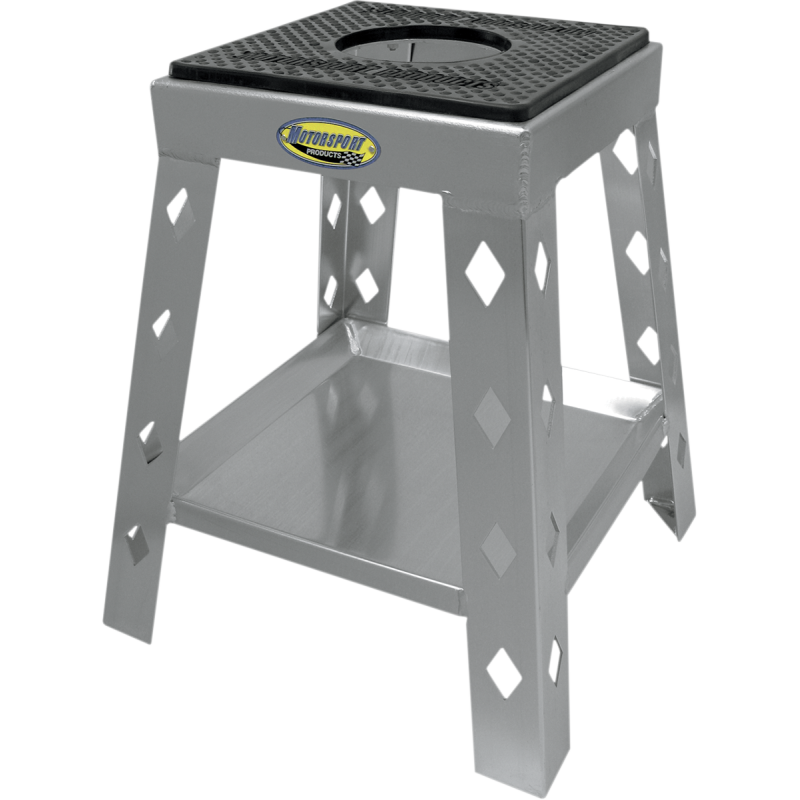 MOTORSPORT PRODUCTS DIAMOND MOTO STAND SILVER/NO OIL TUB 94-3101
