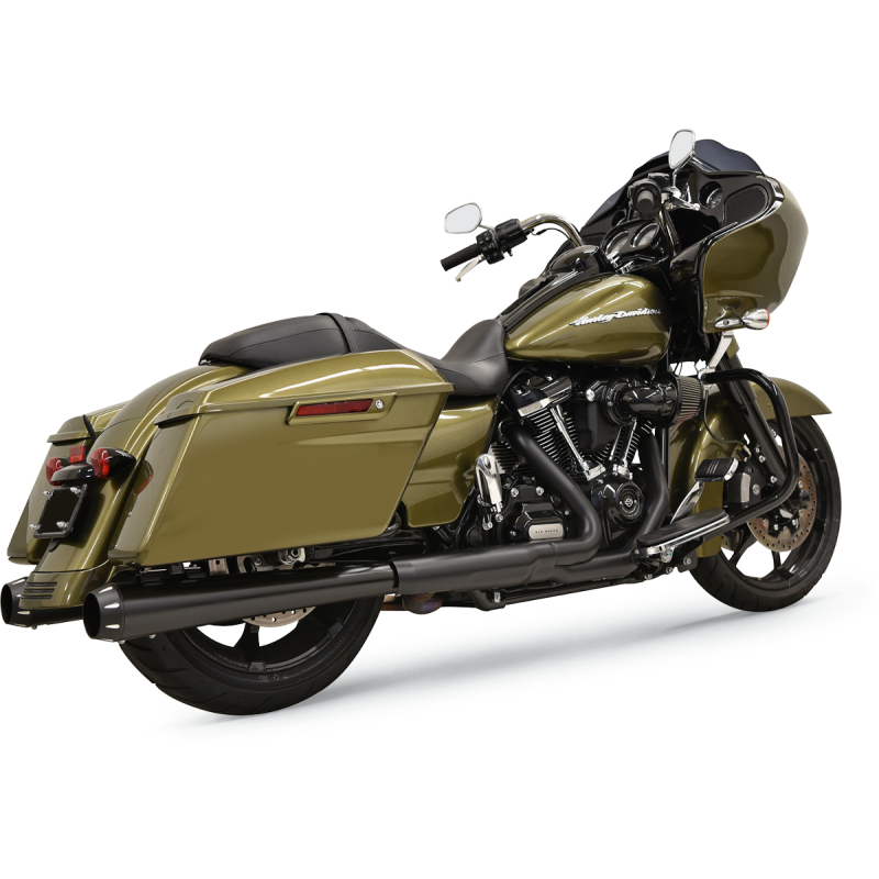 BASSANI XHAUST 17-UP FL MUFFLERS 4" DNT BLK/BLK TIPS 1F572DNT5B