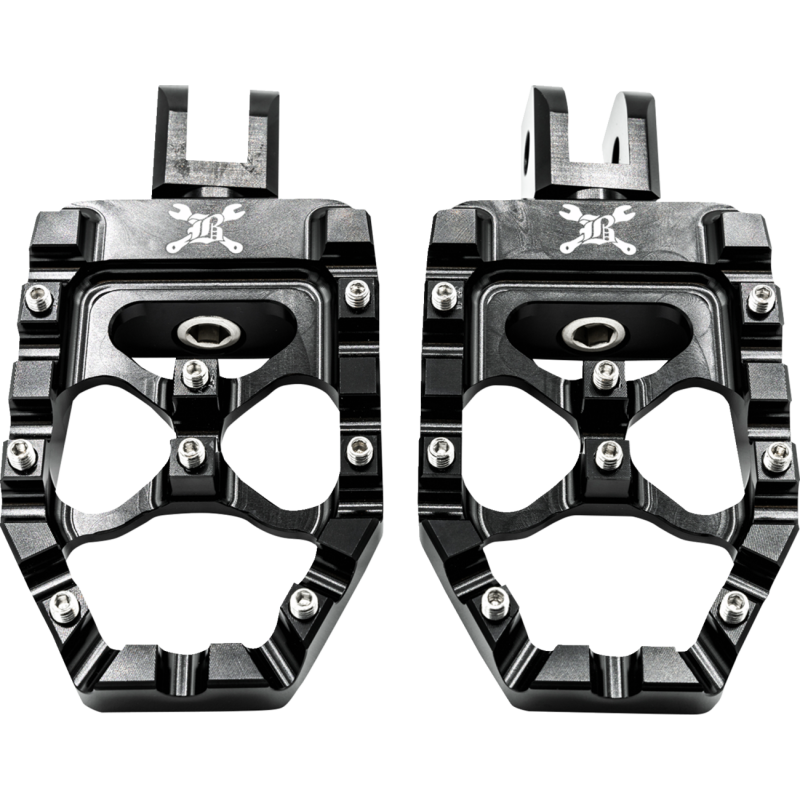 BURLY BRAND MX-EVOLUTION PEGS - BLK (M8 SOFTAIL) B13-1016B