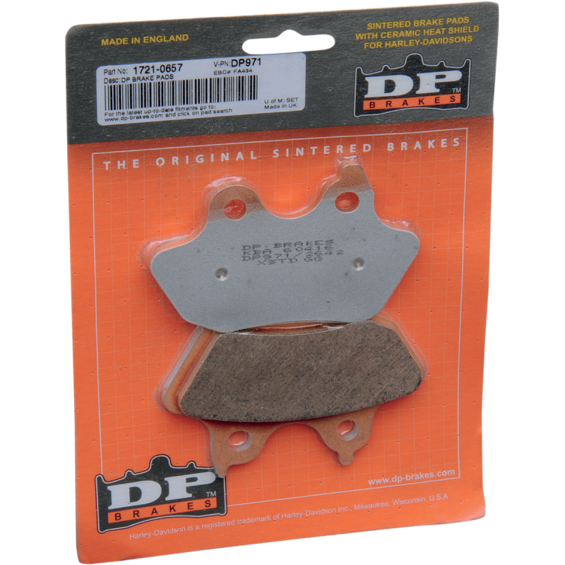 DP BRAKES DP971 STANDARD COMPOUND BRAKE PAD SET DP971