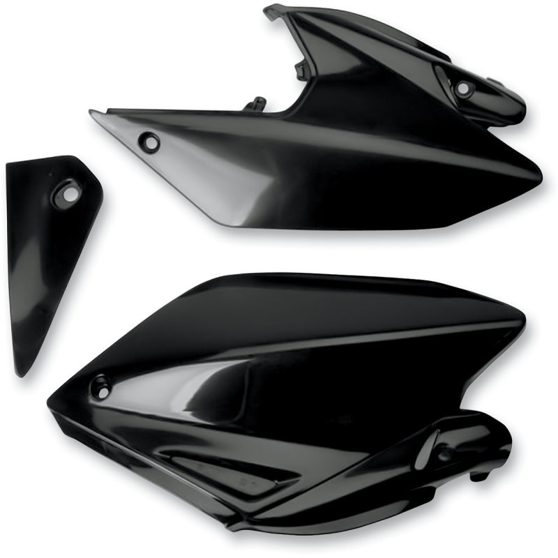 UFO CRF250X 04-13 SIDE PANELS BLACK HO03647-001