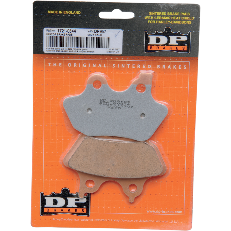 DP BRAKES DP957 STANDARD COMPOUND BRAKE PAD SET DP957