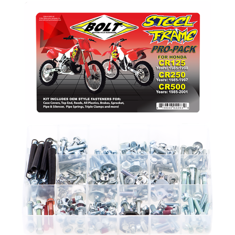 BOLT FASTENER KIT FRAME CR STL CRPP-SF